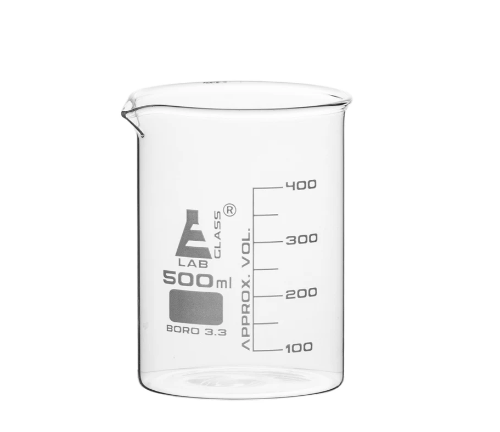 Beaker 500ml from Labmart.in