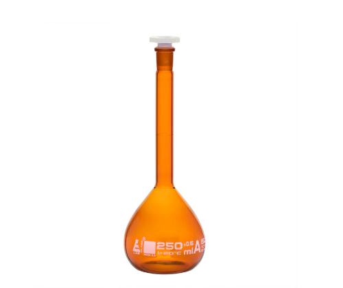 Volumetric Flask Amber from Labmart.in